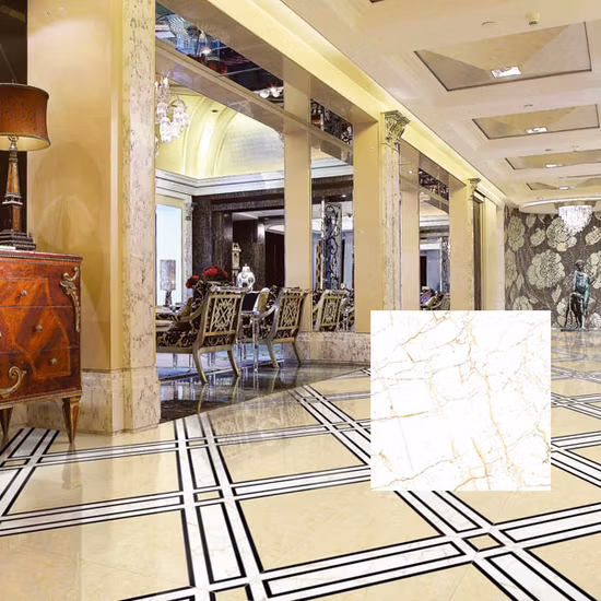 Foshan Factory émaillé poli carrelage en céramique de porcelaine