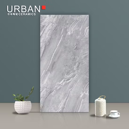 Foshan bonne qualité 600x1200mm salle de bains carrelage de sol en porcelaine polie vitrée